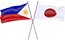 Philippines - Japan flags